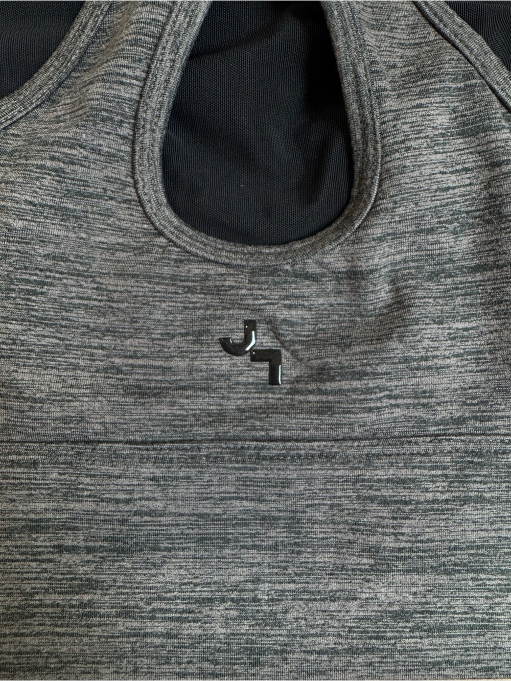 JoyLab Heather Gray High-Neck Sports Bra- Size Small, Like New - Picture 2 of 4
